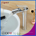 Fyeer New High Body Einhand Messing Wasserfall Becken Wasserhahn